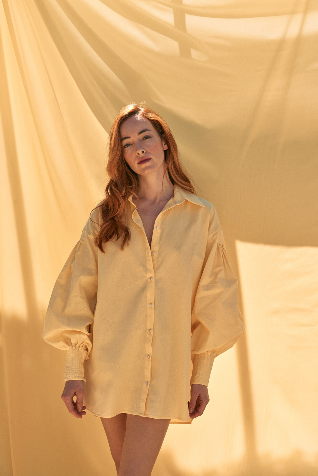 CAMISA SOLE - AMARILLO